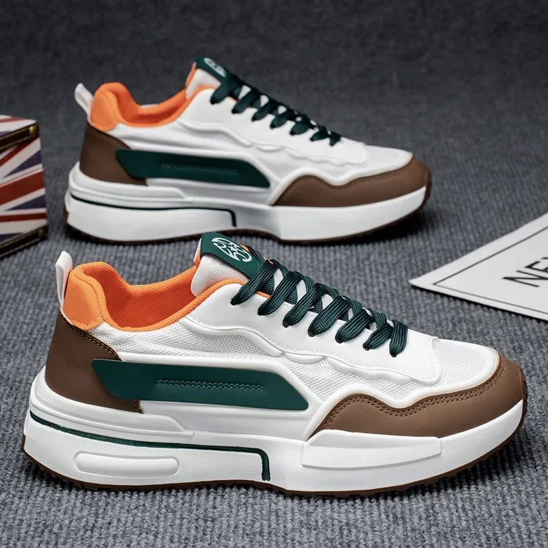 أحذية رجالي جديدة كبيرة الحجم موضة سميكة سوليد أحذية رياضية غير رسمية أحذية رياضية رجالية في الهواء الطلق الجري فاسق أحذية رجالية المتسكعون