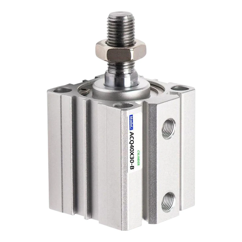 ACQ Male Thread Air Pneumatic Compact Cylinder ACQ12X5-B ACQ16X10B ACQ20X15B ACQ25X20 ACQ32X25B 40X30B ACQ50X50B ACQ63X50B