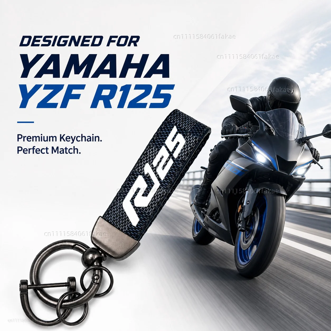 For YAMAHA YZF R125 YZFR125 YZF-R125 MT-125 2008- 2025 Motorcycle Keychain Custom Logo Gift for Rider Men Women