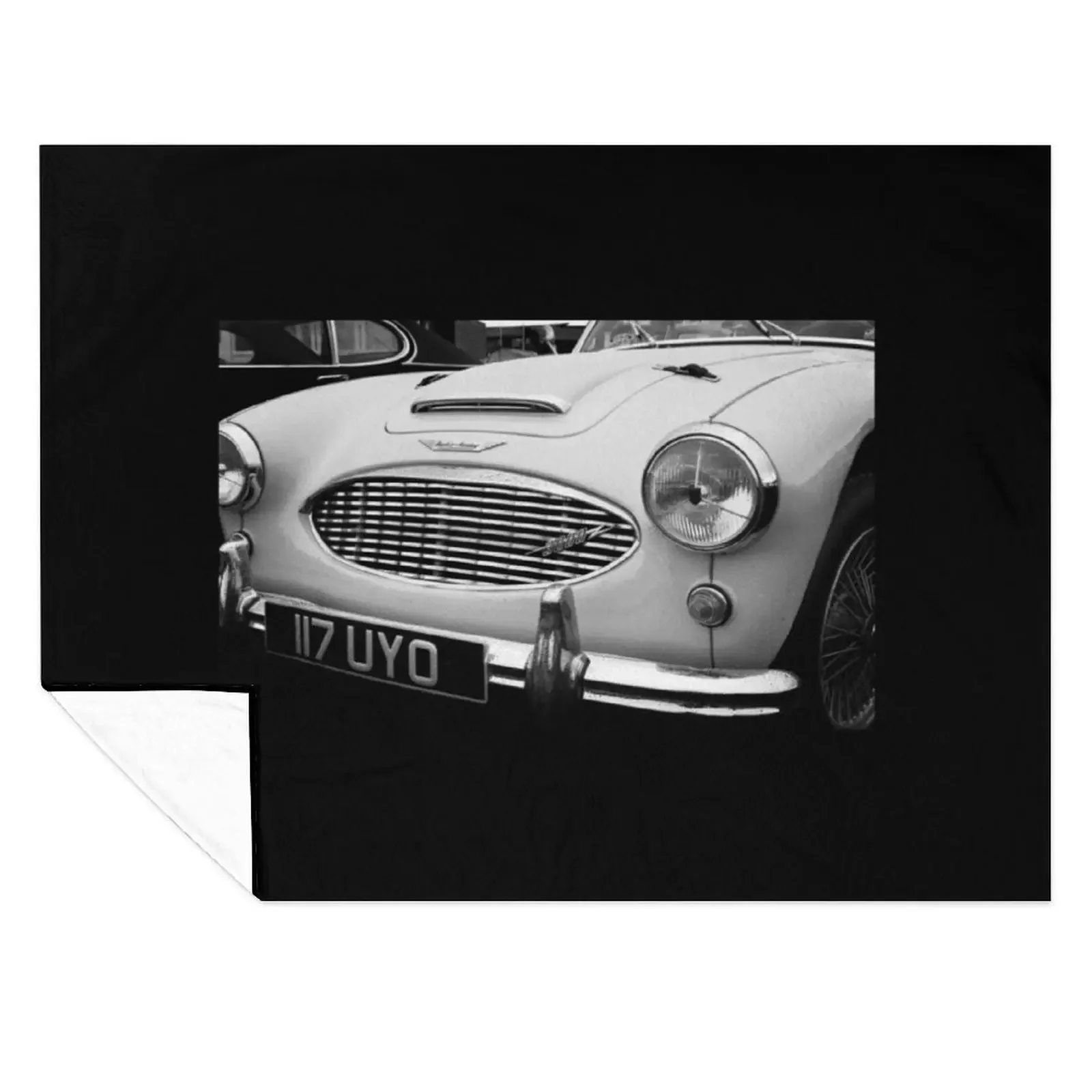 

Austin Healey 3000 Classic Vintage Sports Car Throw Blanket Furry Baby Sofa Throw Multi-Purpose Blankets