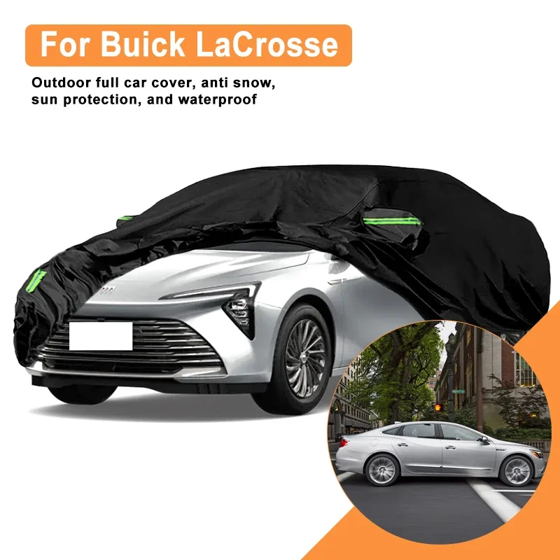 

Full Car Cover for Buick LaCrosse Outdoor Use - Waterproof Snowproof Sunshade, Winter & Summer Auto Protection Accessories