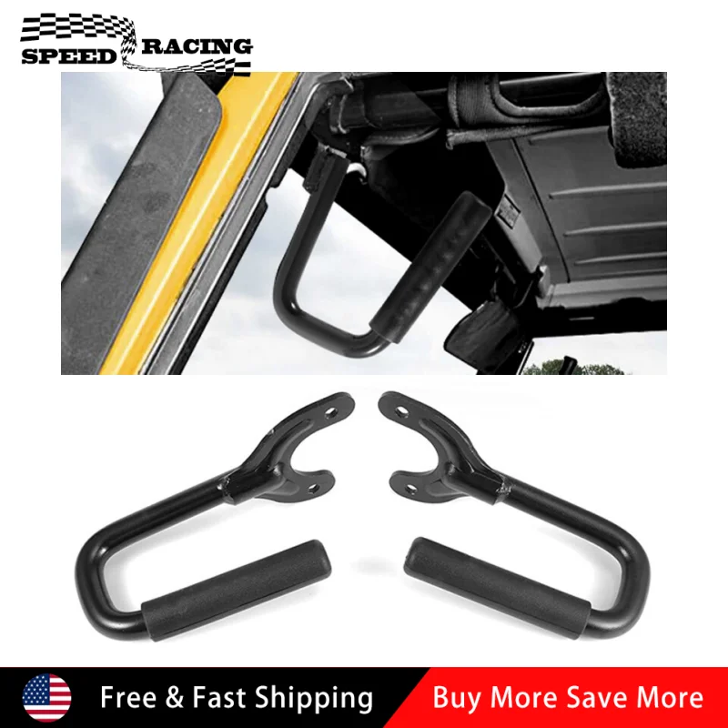 

Высококачественные стальные передние поручни для Jeep Wrangler TJ 1997-2006 годов и неограниченного количества черных DH-1039