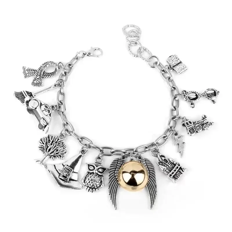 Collar broche pulsera anillo tiempo Turner reloj de arena escuela mágica insignia cadena Pins gargantilla joyería accesorios regalos