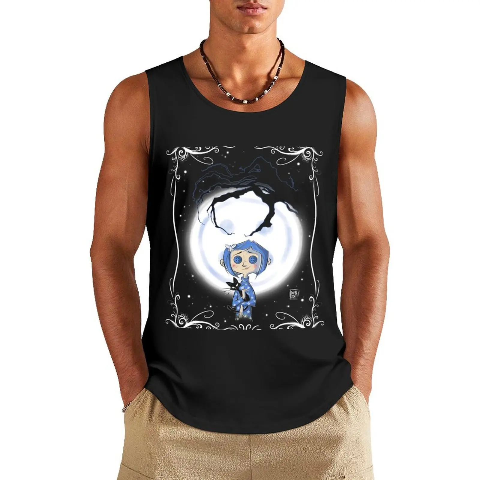 Be careful what you wish for. Tank Top plain t-shirt Sleeveless men