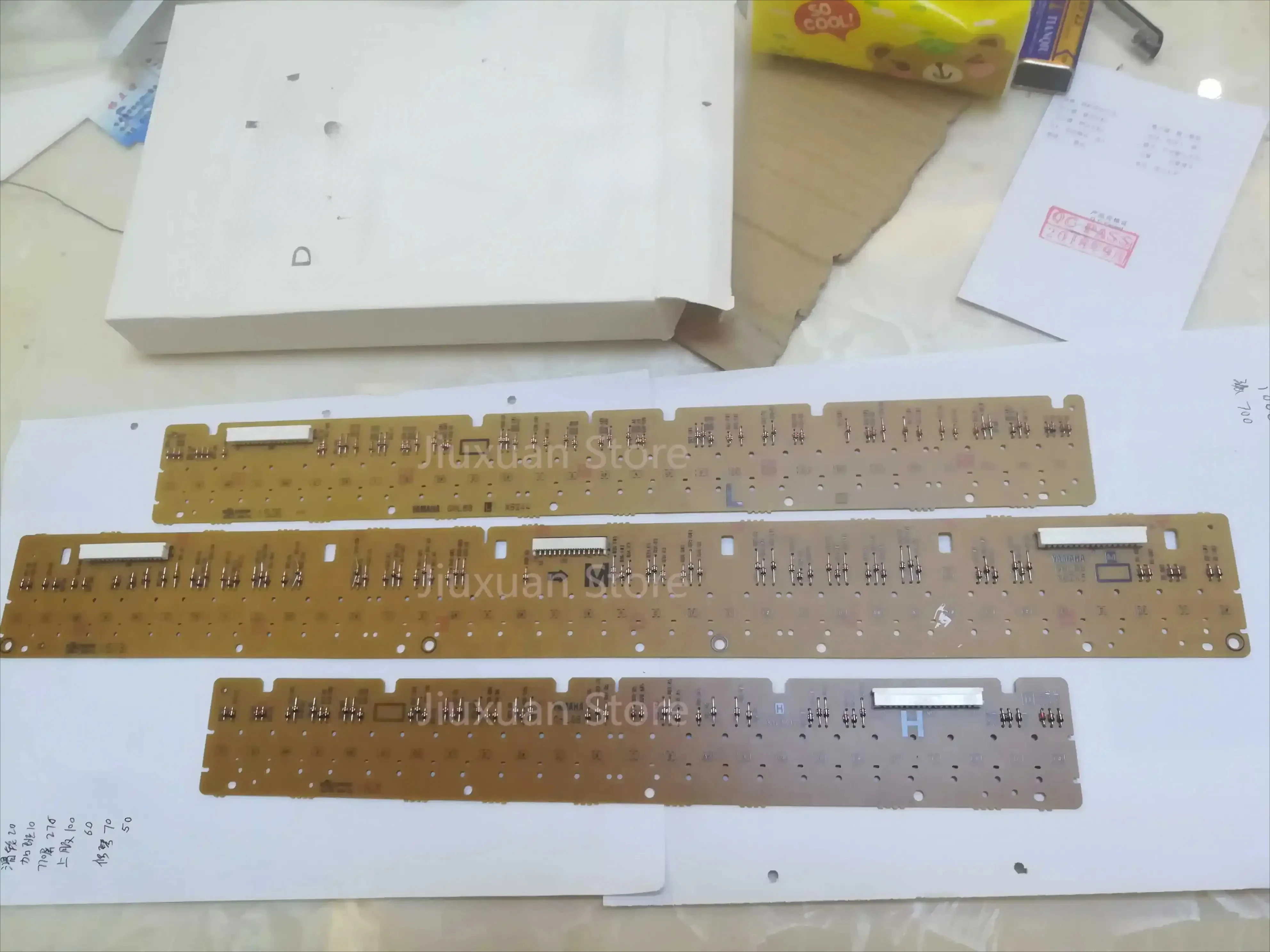 مفتاح الاتصال MK لوحة دوائر كهربائية PCB X6244 X6245 X6246 لياماها P-85 P-95 P105 P115 P125 moxf8
