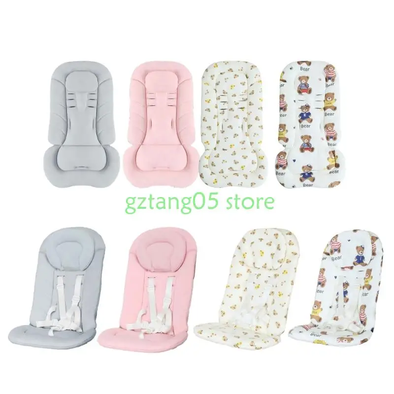 

57EE Anti Slip Baby Strollers Cushion Machine Washable Pad for Carriages Use