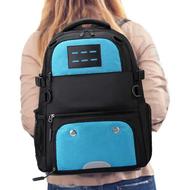 

Basketball Bags For Boys Waterproof Basketball Bookbag Soccer Bag With Ball Holder Training Sports Backpack Athletic Accessories
