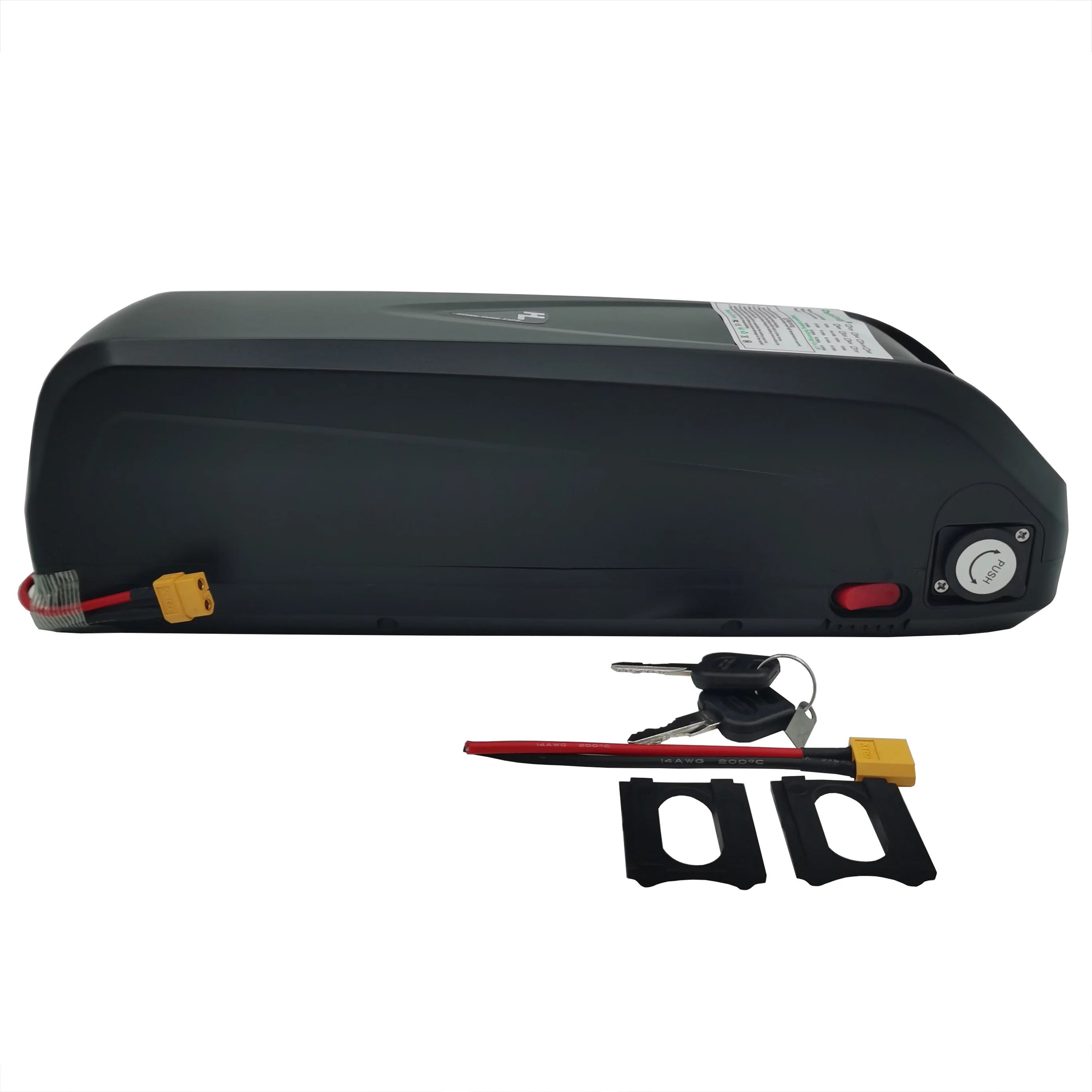 بطارية ليثيوم 48 فولت 13Ah 15Ah 16Ah 18Ah 18650 قابلة للشحن 13S 5P للدراجة الجبلية Hailong Shell إرسال شاحن جديد مخصص