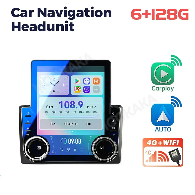 For Subaru Forester 2007-2013 Car Radio Multimedia Player Wireless Carplay Android Auto Autoradio Stereo GPS Navi Head Unit WiFi