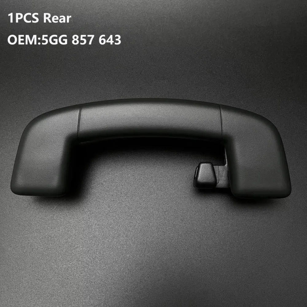 Para VW Golf 7 7,5 MK7 pasamanos de techo de coche negro tiradores de techo interior 5GG 857 607 5GG857643 5G0857643 5G0857607 5