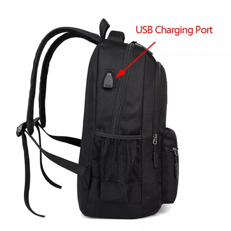 Men Women Boys Laptop Backpack Waterproof Large Mens Rucksack Travel School Bag