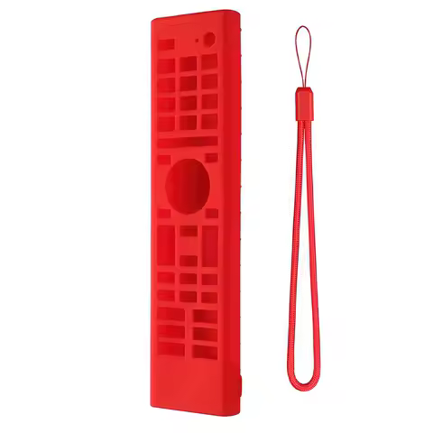 Protective Case Silicone Remote Control Covers with Lanyard Anti-Slip Accessories for Hisense ERF3A80 ERF3B80H ERF3C80H ERFTG80H