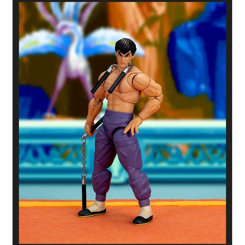 1/18 ストリートファイター2 フェイ・ロン SDCC アニメ フィギュア アクションフィギュア ファイターモデル コレクション おもちゃ ギフト 1/14 RC ティッパー車用