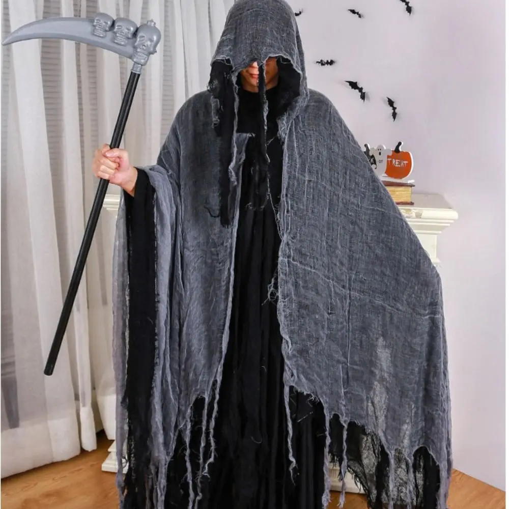 

Polyester Halloween Ghost Cloaks Wizard Photo Pros Dementors Cosplay Costume Clothing Props Costumes Outfit