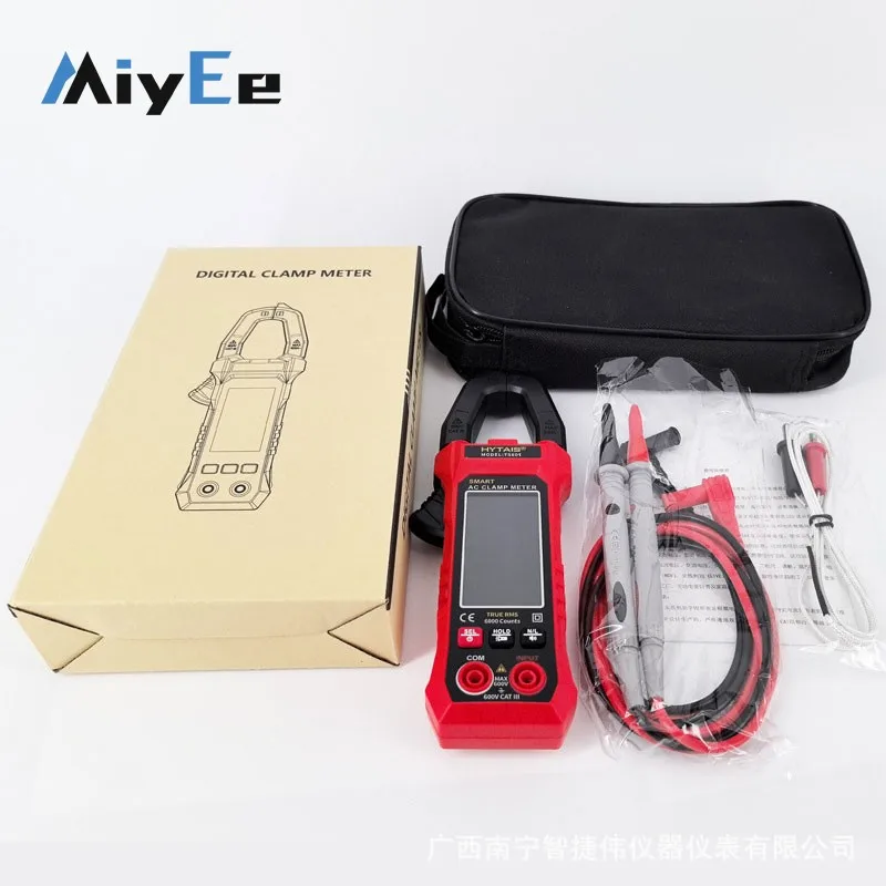 HYTAIS TS601 Smart AC Clamp Meter 6000 Counts 600V Digital Multimeter without Voice Broadcast