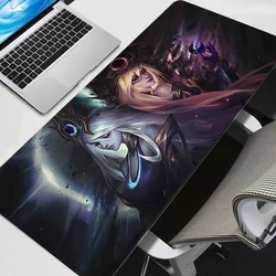 Mouse pad League Of Legends Lux large keyboard Mousedesk pad non-slip rubber gaming Mousepad laptop mouse carpet Game table mat