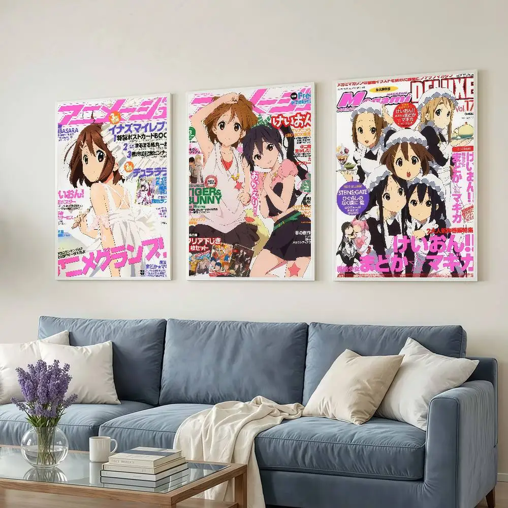 Cute Anime K-ON Posters Wall Decorations For Dorm Rooms Bedroom And Living Room Gift