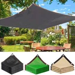 12-pin Sunshade Net Anti-ultraviolet Awning Plant Cover Net for Outdoor Garden Courtyard Swimming Pool Balcony Shade Cloth