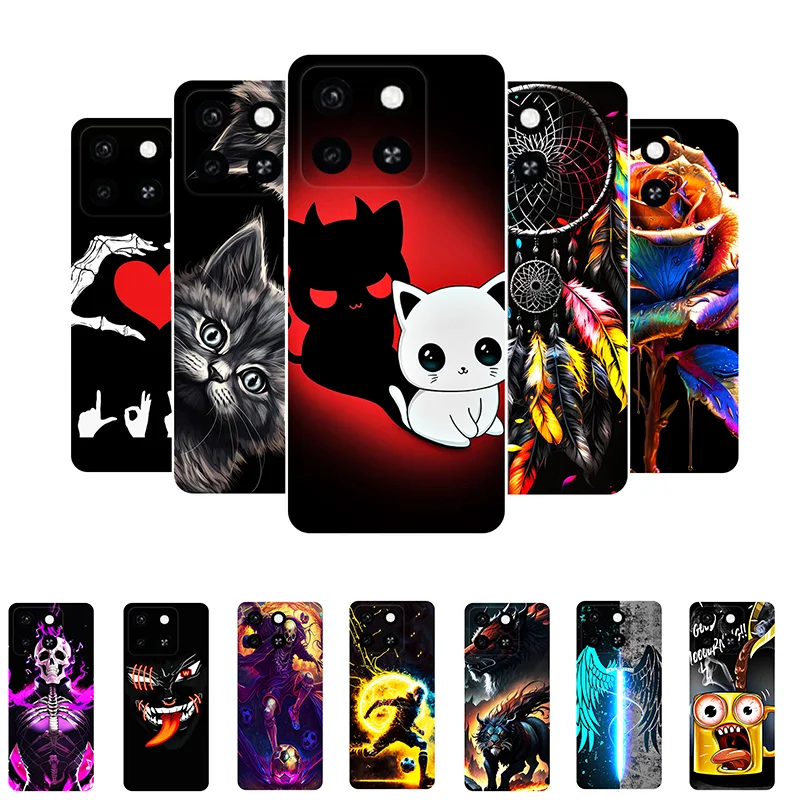 For ZTE Blade A35 Case A 35 Funny Cute Silicone Soft Back Cases for ZTE Blade A35 Cover BladeA35 Shockproof Bumper