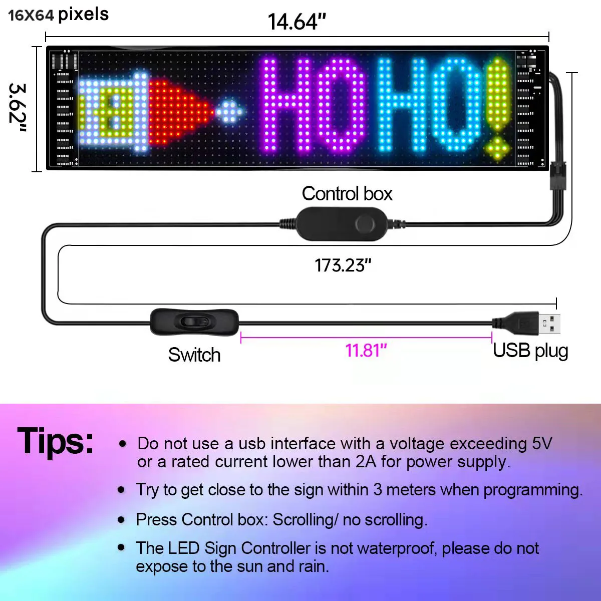 LED Display On Car Rear Window Mobile Phone APP Control Full Color LED Expression Screen Panel Very Funny Show On Car