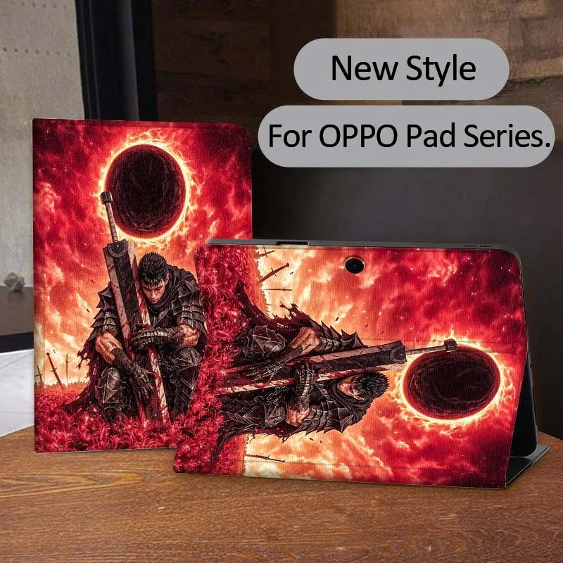 

Berserk Fashion Anime Tablet Case For OPPO Pad 2 3 4 11 SE X Air 2 Neo Pro 12.1 10.36 11 11.4 13.2 Inch