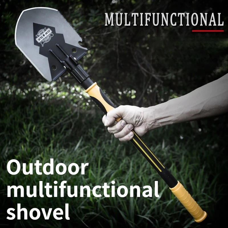 

New Multi-function Folding Shovel Outdoor Portable Vehicle Mounted Special Steel Shovel