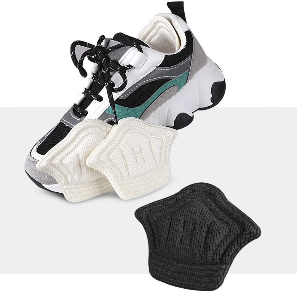 2 قطعة منصات كعب المضادة للاحتكاك إدراج حذاء مريح للأحذية الرياضية عبر تنقش عدم الانزلاق حامي القدمين كعب واقي