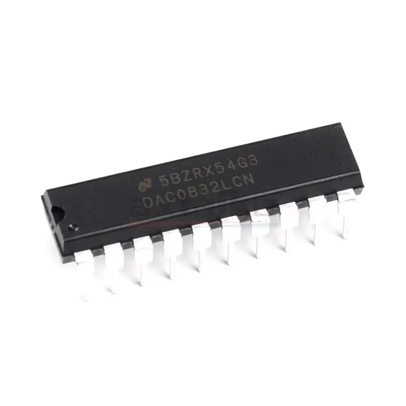 DAC0832 DAC0832LCN DIP-20 8-Bit Digital To Analog Converters MPU Compatible Double-Buffered DAC IC Chip