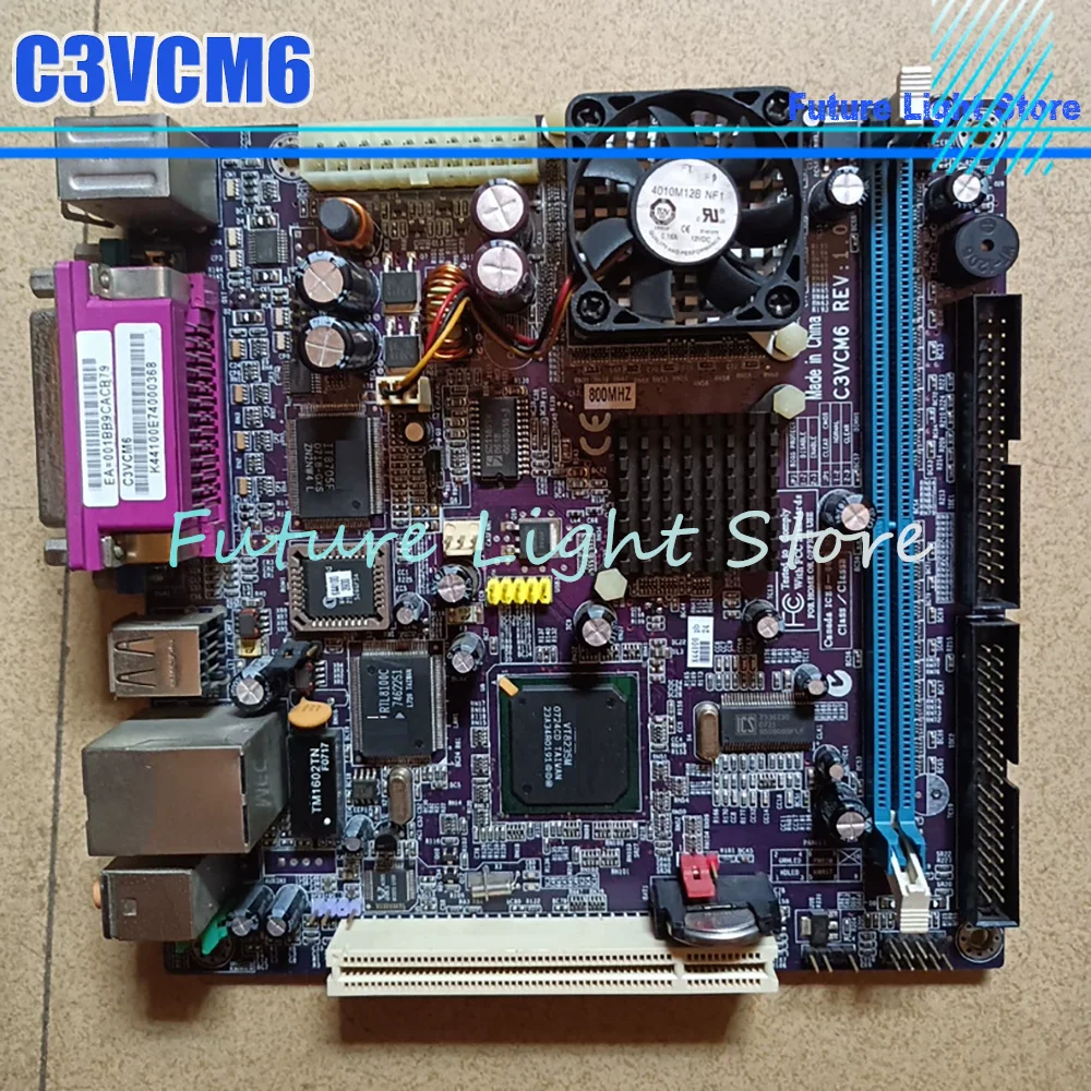 Industrial Control Computer ITX Motherboard Integrated CPU C3VCM6