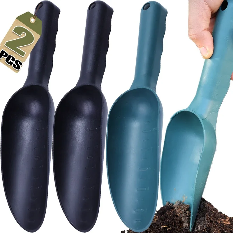 Garden Shovel Plastic Household Soil Shovel Plant Hand Trowels Soil Planting Spade Dig Shovels Cat Litter Spatula Garden Spade