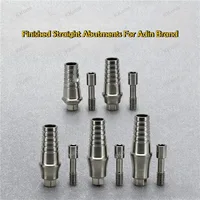 10 juegos de accesorios de aleación de titanio para implante Dental, pertas rectas y en ángulo terminadas para sistema Adin, suministros para clínica Dental