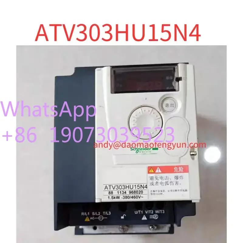 

Second-hand Frequency converter ATV303HU15N4 1.5KW 380V test OK