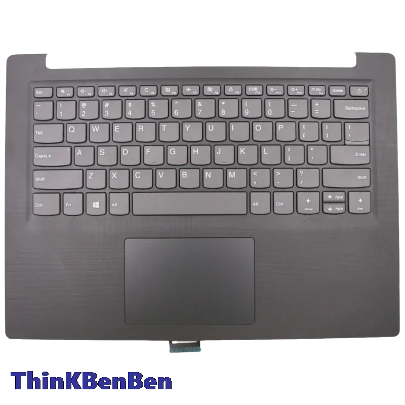 

US English Keyboard Black Upper Case Palmrest Shell Cover For Lenovo S145 14 AST 14IKB 14API 14IGM 14IWL 14IIL 5CB0S17035