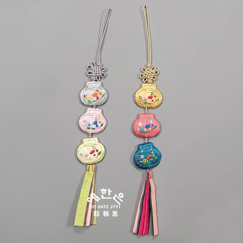 Hanbok Pendant Korean Original Imported Life Hanbok Pendant Car Hanging Bag Cloth Decoration Home Decoration