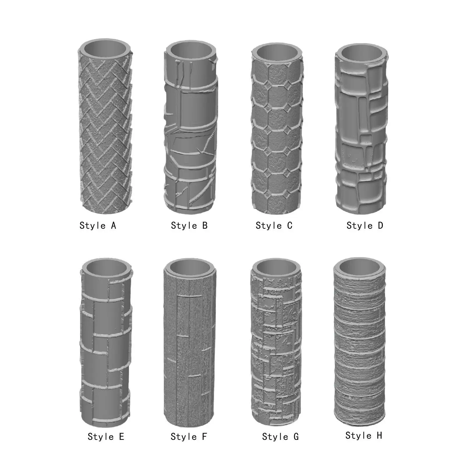 Terrain Texture Roller Hand Roller High Performance for Foam and Clay Modeling Crafts Crafting Gift for Hobbyists Accessories