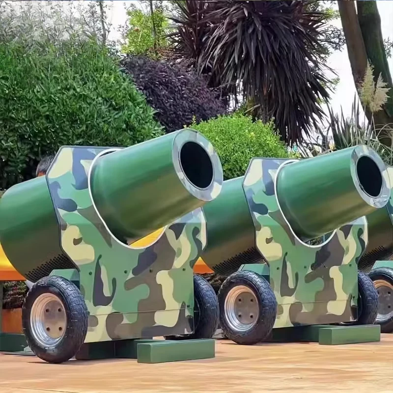 JD التحكم عن بعد للأطفال مدفع الهواء مشاركة الدخان الدائري آلة تسلية لمرافق حديقة ساحة ربح مركز التسوق