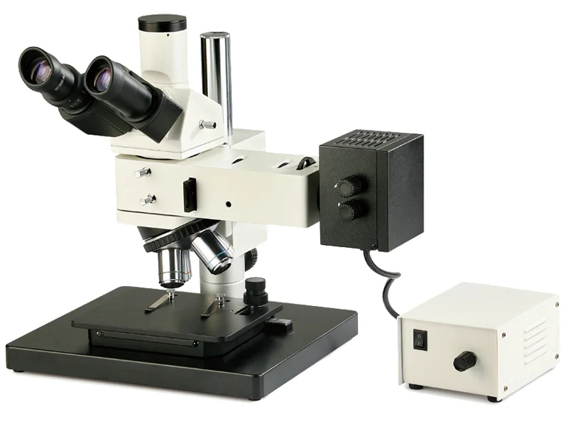 WSM1100 Metallurgical Microscope With 50-500x Magnification 6V30W Halogen Lamp Industrial Checking Measures Laboratory Use