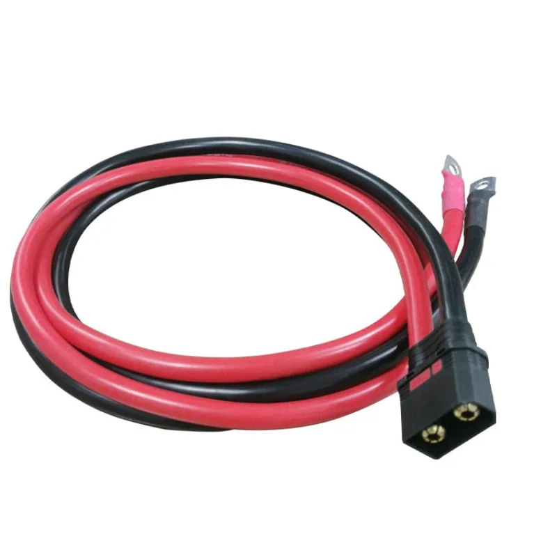 For QS8 Battery Power Cable 6AWG 16 Square Silicone Wire Anti-Spark Plug
