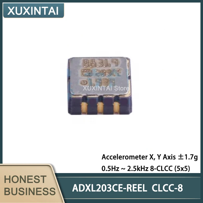 

5Pcs/Lot New Original ADXL203CE-REEL ADXL203CE Accelerometer X, Y Axis ±1.7g 0.5Hz ~ 2.5kHz 8-CLCC (5x5)