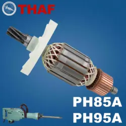 AC 220V 240V PH85A PH95A Armature Rotor Stator For HITACHI Jackhammer Spare Parts Demolition Hammer Breaker PH 85A PH 95A