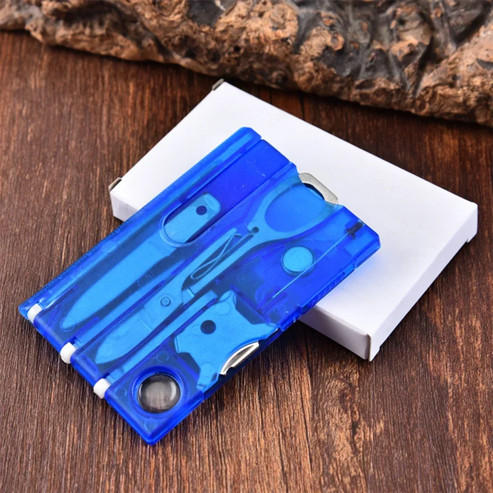 12 in 1 Pocket Credit Card Portable Multi Tools Outdoor Survival Camping Equipment Portable Hiking Cards EDC Tool Sets Mini Box