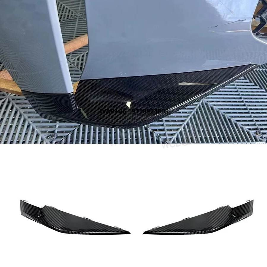 

OEM Style Carbon Fiber Front Bumper Lip Splitter for M3 G80 M4 G82 2021+Front Splitter Corner Bodykit