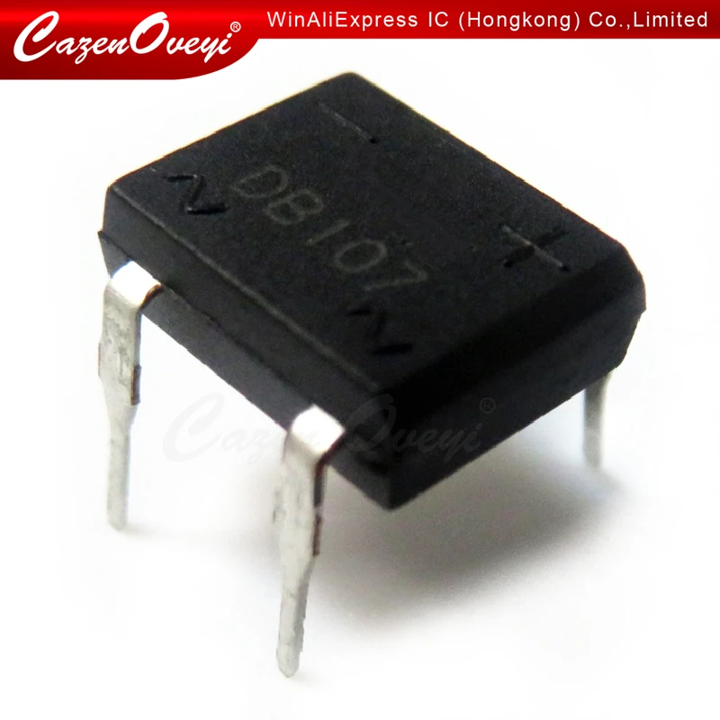 20pcs/lot DB107S DB107G DB107 DIP-4 Bridge Rectifiers 1A 1000V new original In Stock