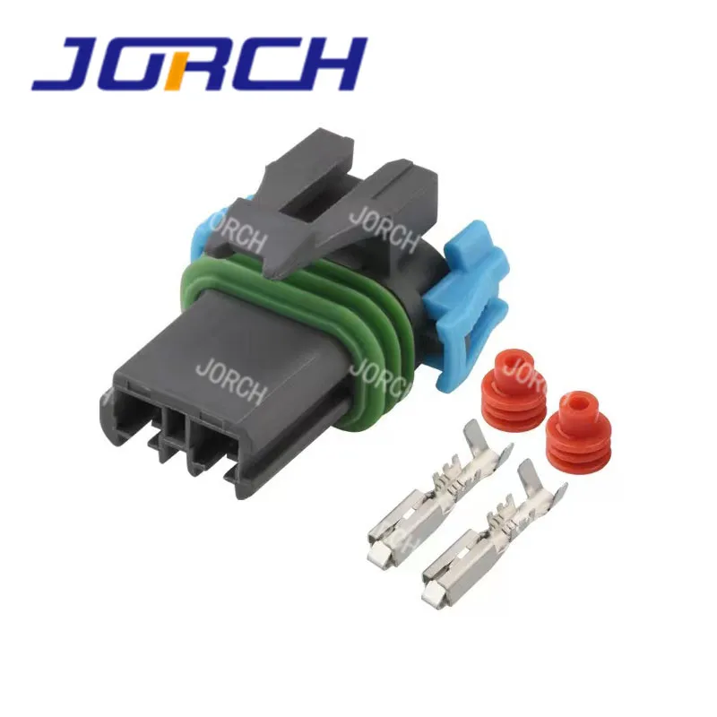 2 Pin 12129487  Female Electrical Waterproof Auto Wire Harness Plug Connector Terminals