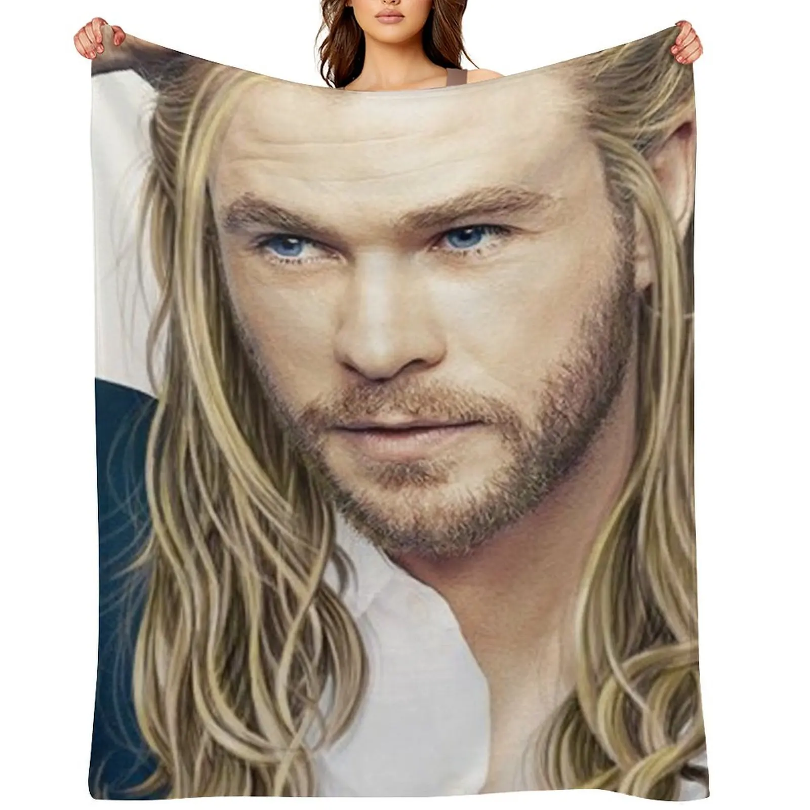 

Chris Hemsworth Throw Blanket Luxury Designer Kid'S Luxury Brand Custom Blankets