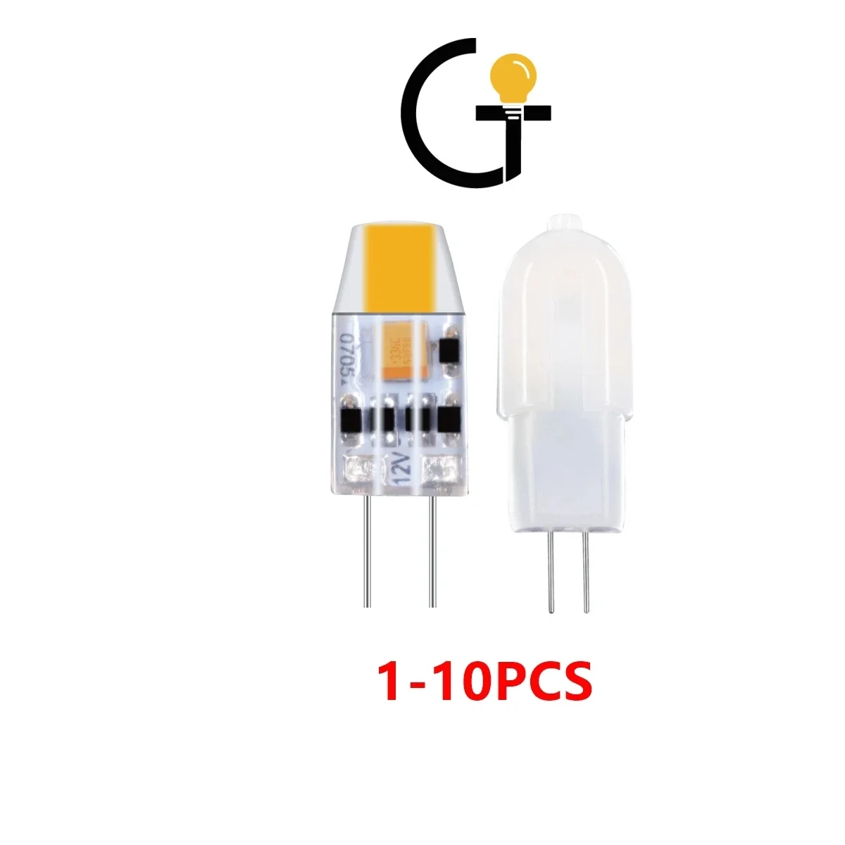 

1-10PCS Super Bright Warm Cold White Mini G4 Led AC/DC 12v 1.2w 1.5w Cob Light Lamp Replace 20w Halogen For Chandelier Spotlight