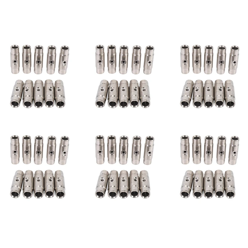 

60Pcs 3/8 Inch Slip Lok Misting Nozzle Coupling Tees 10/24 UNC 1000 PSI Quick Connect