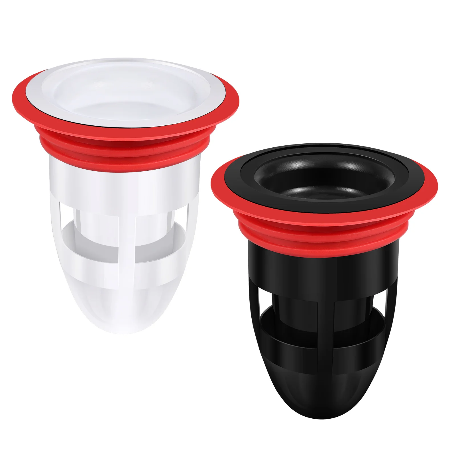 

2Pcs Floor Drainer Core Silicone Efficient Floor Drain for Bathroom Kitchen Large Capacity Deodorant Plug Sink Drain Strainer