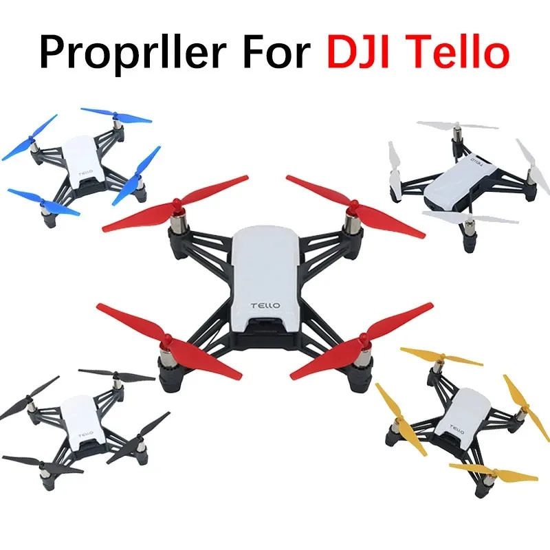 

4 Pcs Propeller Colored Paddles Quick-release Propellers Original Part 2 for RYZE DJI TELLO 3044P EDU Replacement Parts