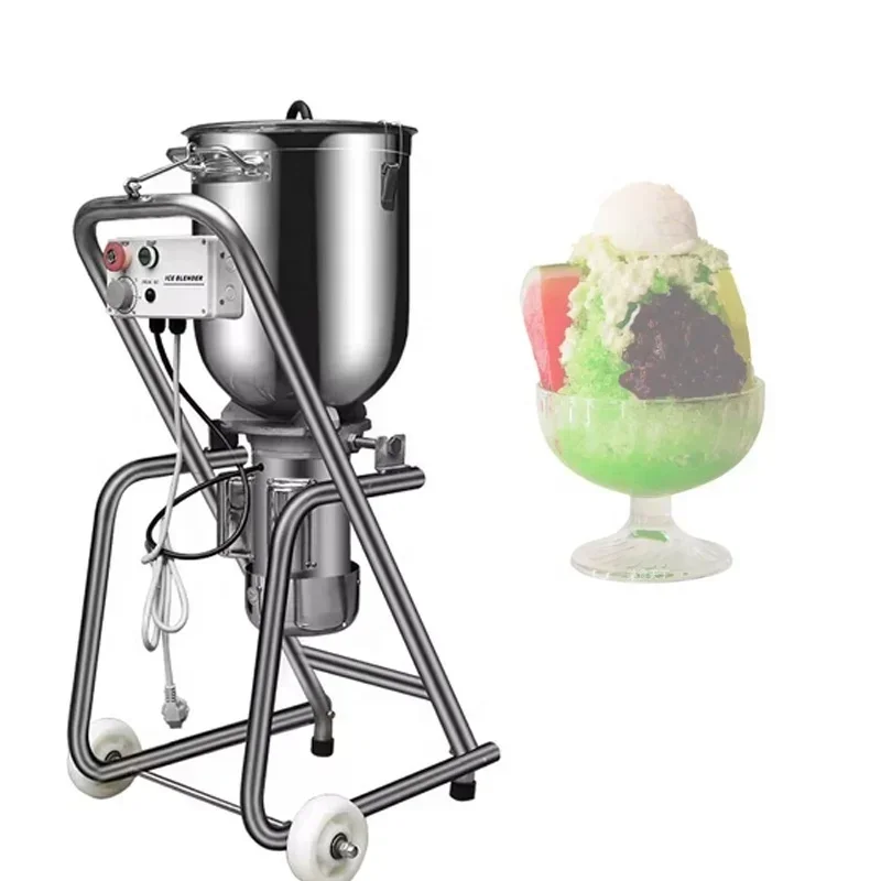 

Small Household Shaved Ice Machine Commercial Milk Tea Shop Smoothie Machine Crusher Electric Crushed Shaver Crushing Maker